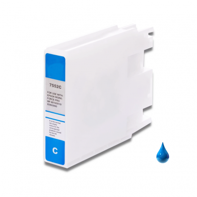 Cartuccia Epson T7552 C13T755240 Ciano compatibile Cartuccia Epson T7552 C13T755240 Ciano compatibile