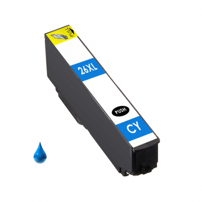 Cartuccia Epson 26XL C13T26324012 T2632 Ciano compatibile PREMIUM alta qualità Cartuccia Epson 26XL C13T26324012 T2632 Ciano compatibile PREMIUM alta qualità