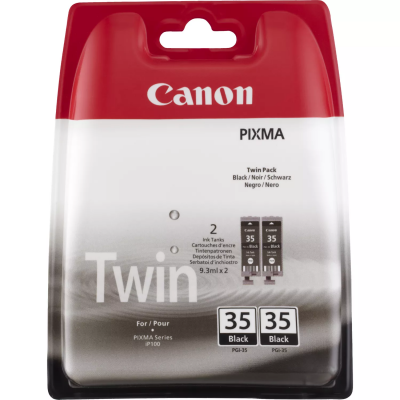 Confezione doppia Cartuccia Canon PGI-35BK 1509B012 Nero Confezione doppia Cartuccia Canon PGI-35BK 1509B012 Nero