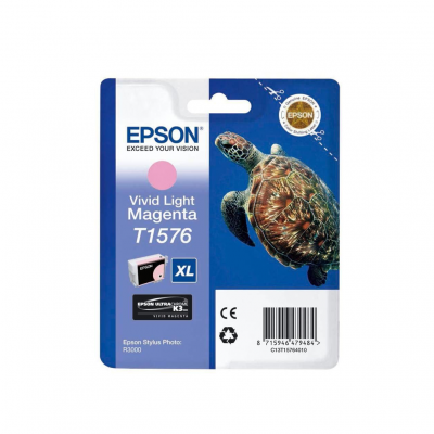 Cartuccia Epson T1576 Magenta Light originale (C13T15764010) Cartuccia Epson T1576 Magenta Light originale (C13T15764010)
