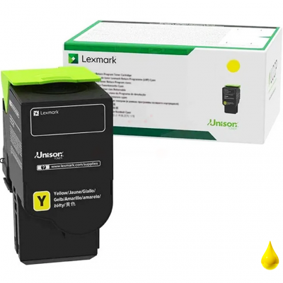 Lexmark Toner Originale Giallo 78C2XY0 alta capacità Lexmark Toner Originale Giallo 78C2XY0 alta capacità