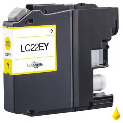 Cartuccia Brother LC22EY giallo compatibile Cartuccia Brother LC22EY giallo compatibile