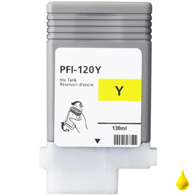 Cartuccia Canon PFI-120Y 2888C001 Giallo compatibile Cartuccia Canon PFI-120Y 2888C001 Giallo compatibile