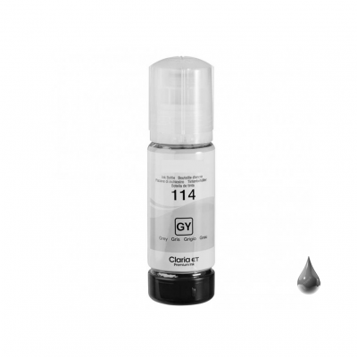 Inchiostro Epson EcoTank 114 Grigio C13T07B540 compatibile Inchiostro Epson EcoTank 114 Grigio C13T07B540 compatibile