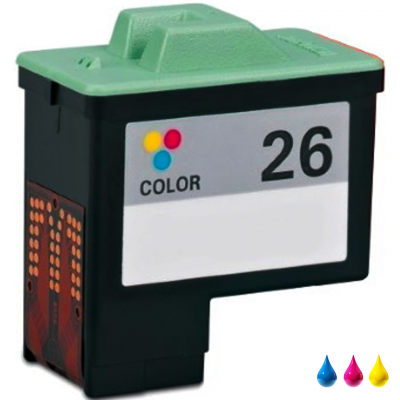 Cartuccia Lexmark 26 10N0026 Ciano Magenta Giallo compatibile Cartuccia Lexmark 26 10N0026 Ciano Magenta Giallo compatibile