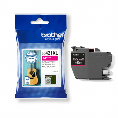 Brother Cartuccia Originale Magenta LC421XLM alta capacità Brother Cartuccia Originale Magenta LC421XLM alta capacità