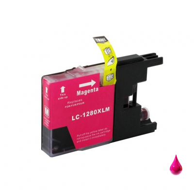 Cartuccia Brother LC-1280XLM Magenta compatibile