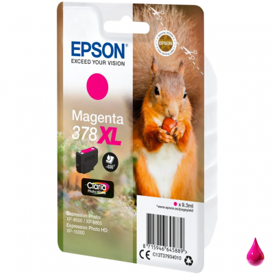 Epson Cartuccia originale Magenta 378XL C13T37934010 Epson Cartuccia originale Magenta 378XL C13T37934010