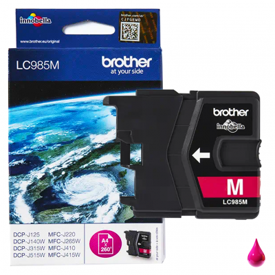 Cartuccia Brother LC985M Magenta originale