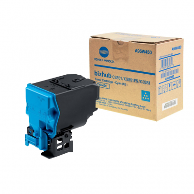 Minolta Toner Originale Ciano TNP49C A95W450 Minolta Toner Originale Ciano TNP49C A95W450