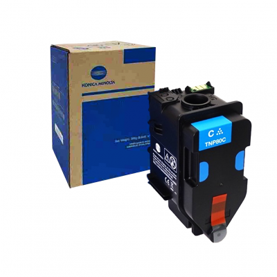 Minolta Toner Originale Ciano TNP80C AAJW452 Minolta Toner Originale Ciano TNP80C AAJW452
