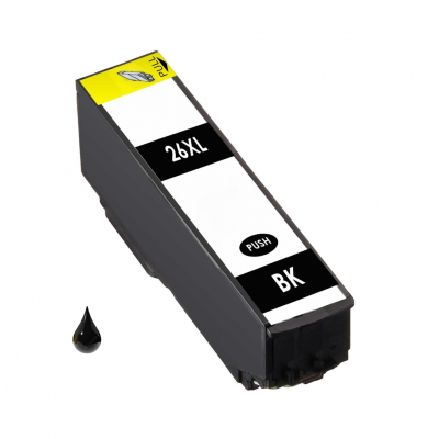Cartuccia Epson 26XL C13T26214012 T2621 Nero compatibile PREMIUM alta qualità Cartuccia Epson 26XL C13T26214012 T2621 Nero compatibile PREMIUM alta qualità