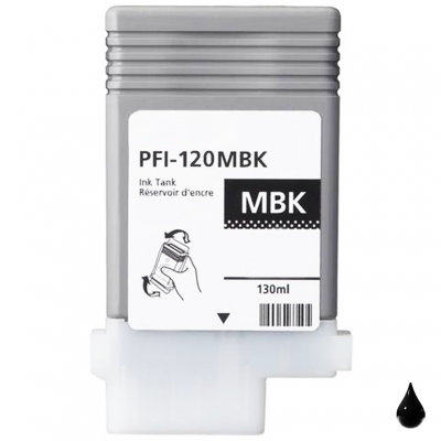 Cartuccia Canon PFI-120MBK 2884C001 Nero Opaco Matte compatibile Cartuccia Canon PFI-120MBK 2884C001 Nero Opaco Matte compatibile