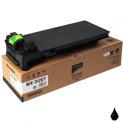 Sharp Toner originale Nero MX-312GT Sharp Toner originale Nero MX-312GT
