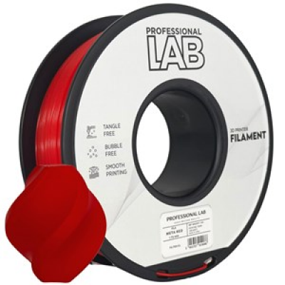 Filamento 3D PLA Meta Red 1,75mm 1Kg Professional LAB