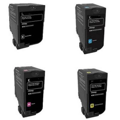 multipack toner compatibile lexmark 78C20 bk c m y multipack toner compatibile lexmark 78C20 bk c m y