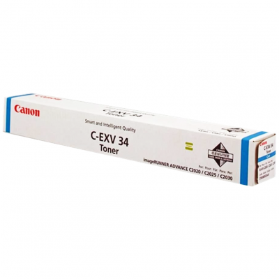 Toner Canon C-EXV34 (3783B002) originale Ciano