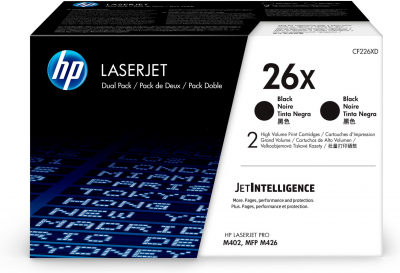 HP Toner originale Nero Multipack 26X (CF226XD) HP Toner originale Nero Multipack 26X (CF226XD)