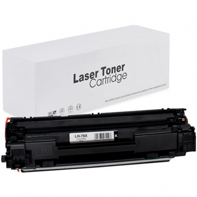 Toner HP 78X CE278X Nero compatibile alta capacità