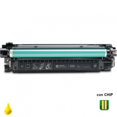 Toner HP 212X W2122X Giallo compatibile alta capacità Toner HP 212X W2122X Giallo compatibile alta capacità