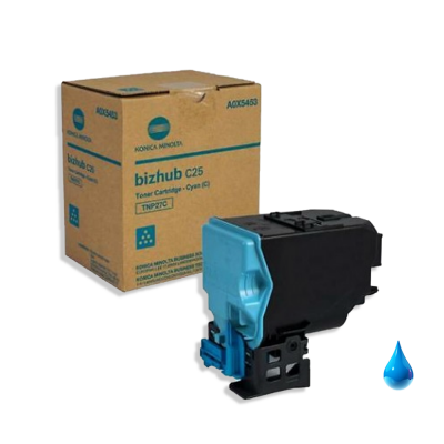 Minolta Toner Originale Ciano A0X5453 (TNP27C) Minolta Toner Originale Ciano A0X5453 (TNP27C)