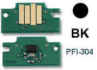Chip reset cartucce Canon PFI-304BK Nero nuovo compatibile (3849B005AA/304BK) 