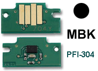 Chip reset cartucce Canon PFI-304MBK Nero Matte nuovo compatibile (3848B001AA/304MBK) 