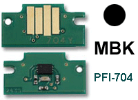 Chip reset cartucce Canon PFI-704MBK Nero Matte nuovo compatibile (3860B005/704MBK) 