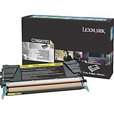 Toner Lexmark C748H1YG Giallo compatibile