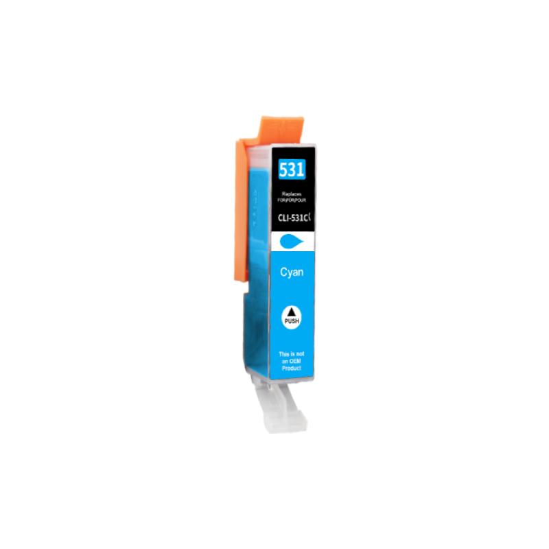 Cartuccia Canon CLI-531C Ciano compatibile (6119C001) Cartuccia Canon CLI-531C Ciano compatibile (6119C001)