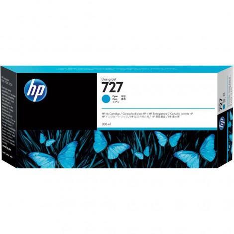 HP 727 (F9J76A) cartuccia originale Ciano 