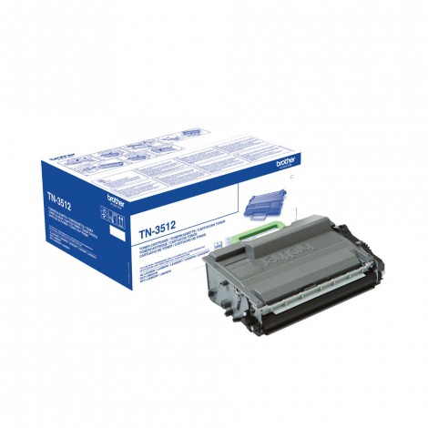 Toner originale Brother TN-3512 Nero ad alto rendimento e capacità